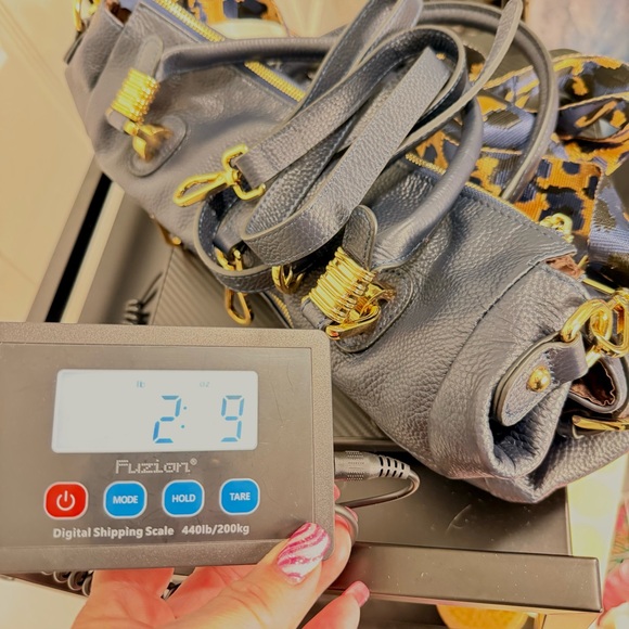 Kattee Navy Blue Pebbled Handbag – Includes 2 Straps - Picture 13 of 14